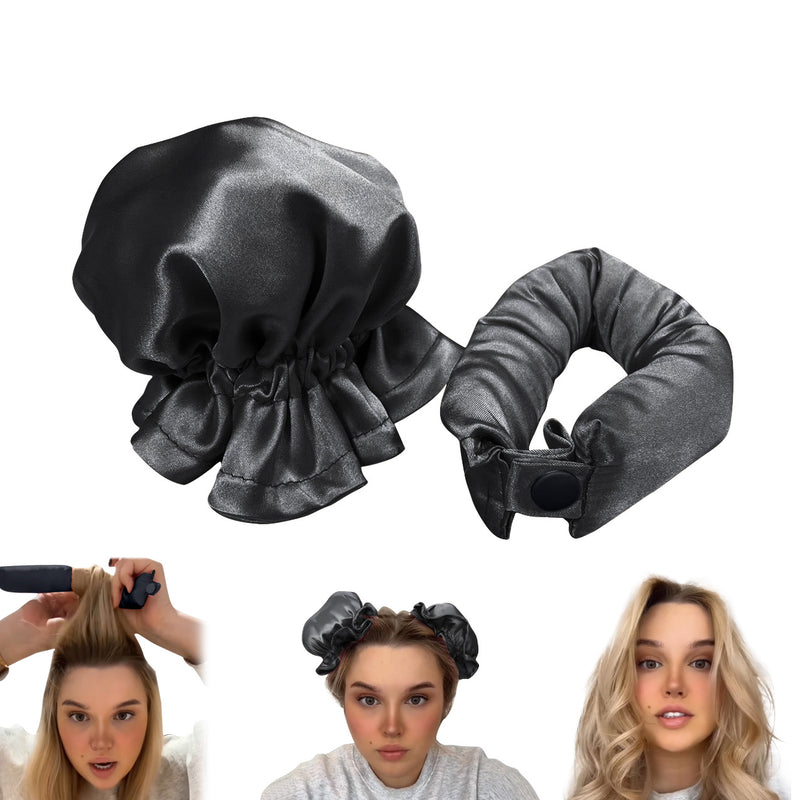 Cloth Cover Cute Ball Head Hair Curler Headband Hair Rollers