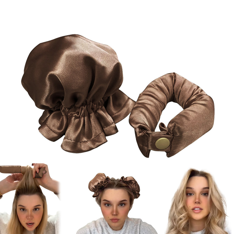 Cloth Cover Cute Ball Head Hair Curler Headband Hair Rollers