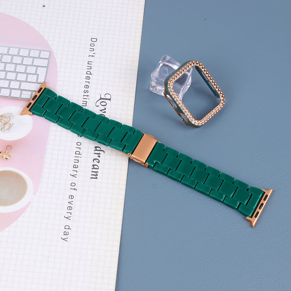 Suitable For Watch Band Iwatch Solid Color Resin