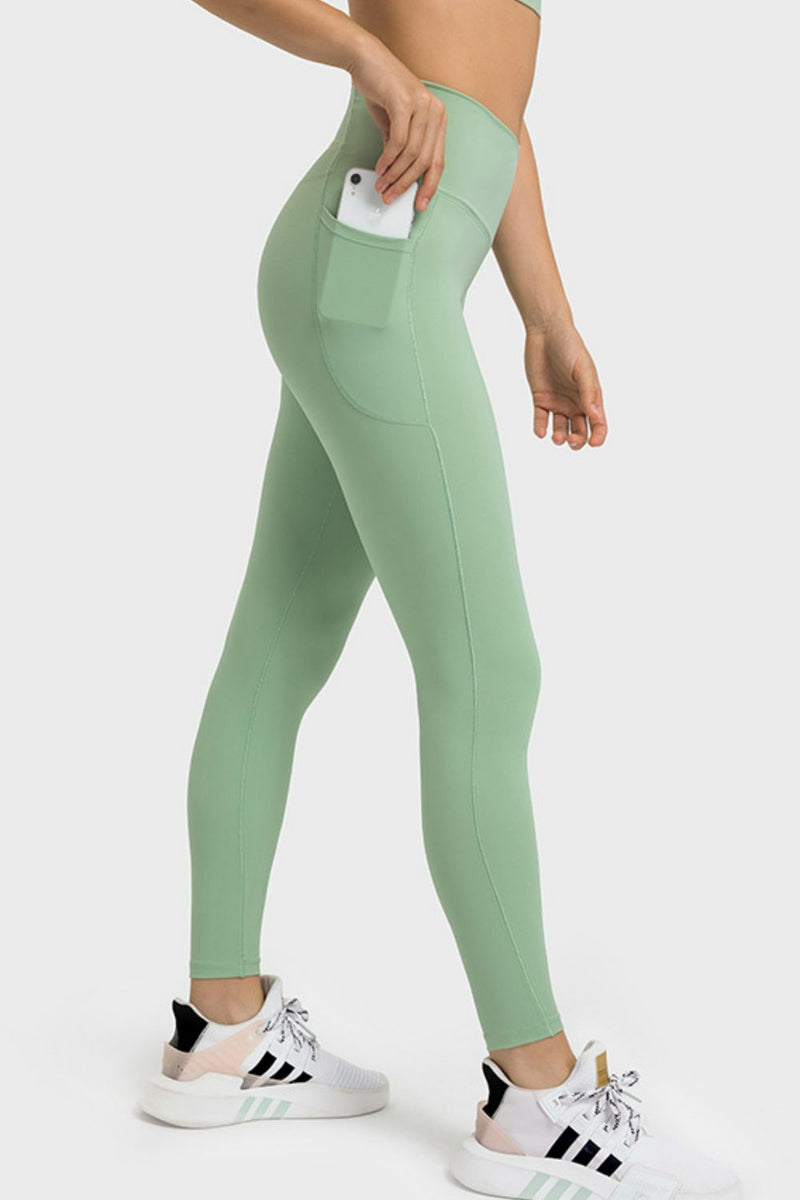 Millennia V-Waist Yoga Leggings with Pockets