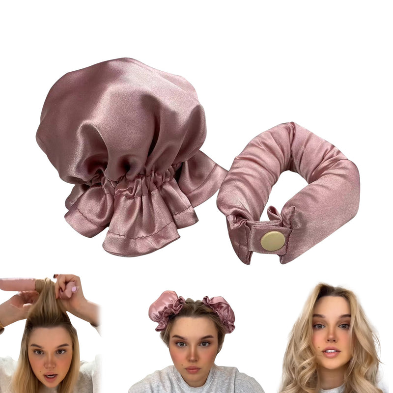 Cloth Cover Cute Ball Head Hair Curler Headband Hair Rollers