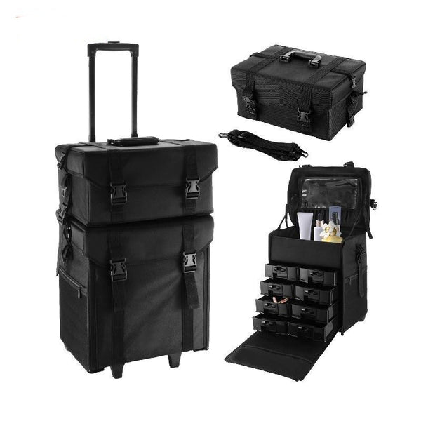 Large Professional Makeup Case Trolley Women